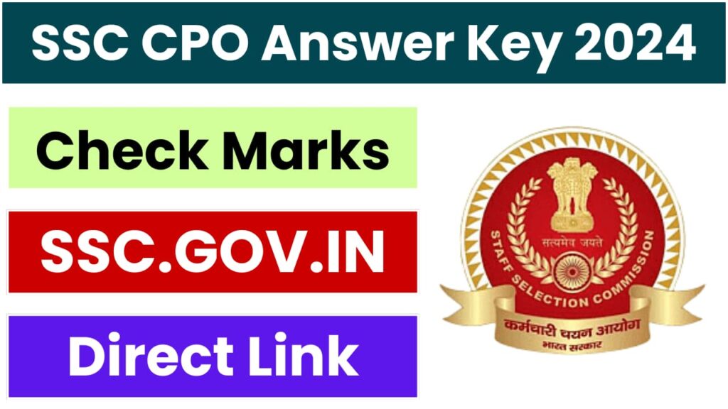 Ssc Cpo Final Answer Key Out At Ssc Gov In Here Is The Direct