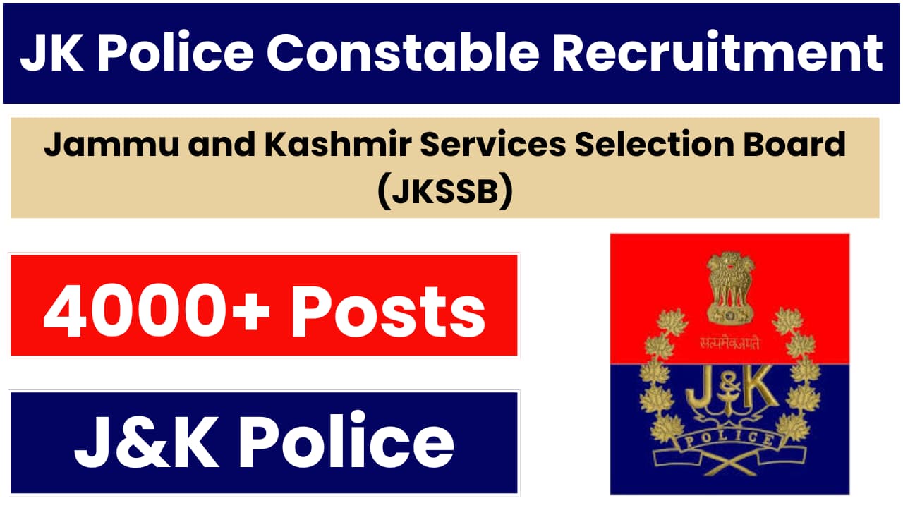 JK Police Constable Recruitment