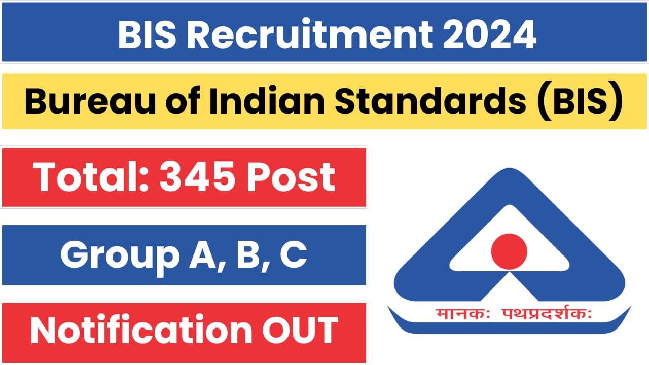 BIS Result 2024, Marks OUT for Group A, B, C 345 Posts Written Exam ...