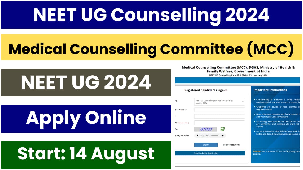 NEET UG Counselling 2024