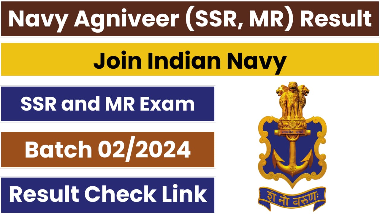 Navy Agniveer SSR MR Result 2024