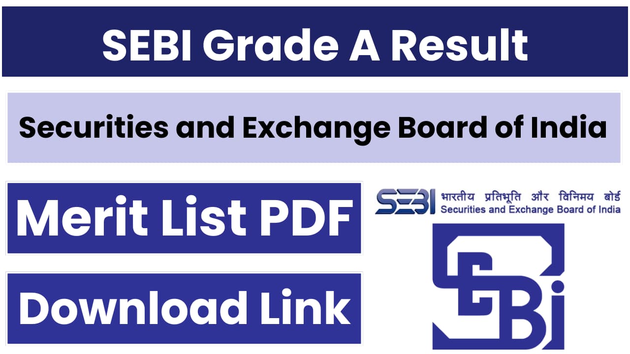 SEBI Grade A Result