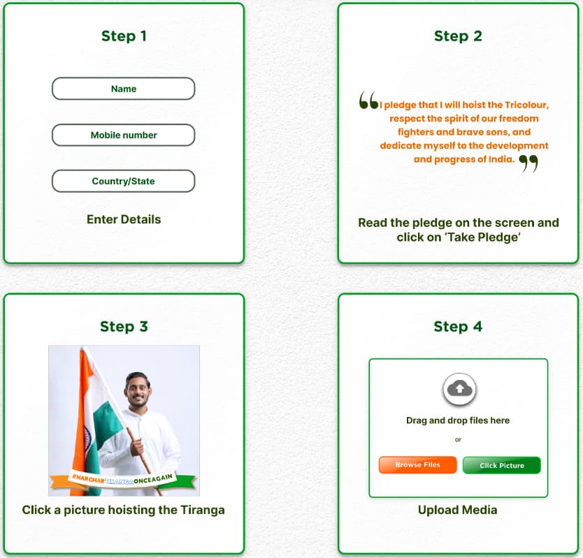 Steps to download the Har Ghar Tiranga Certificate 2024