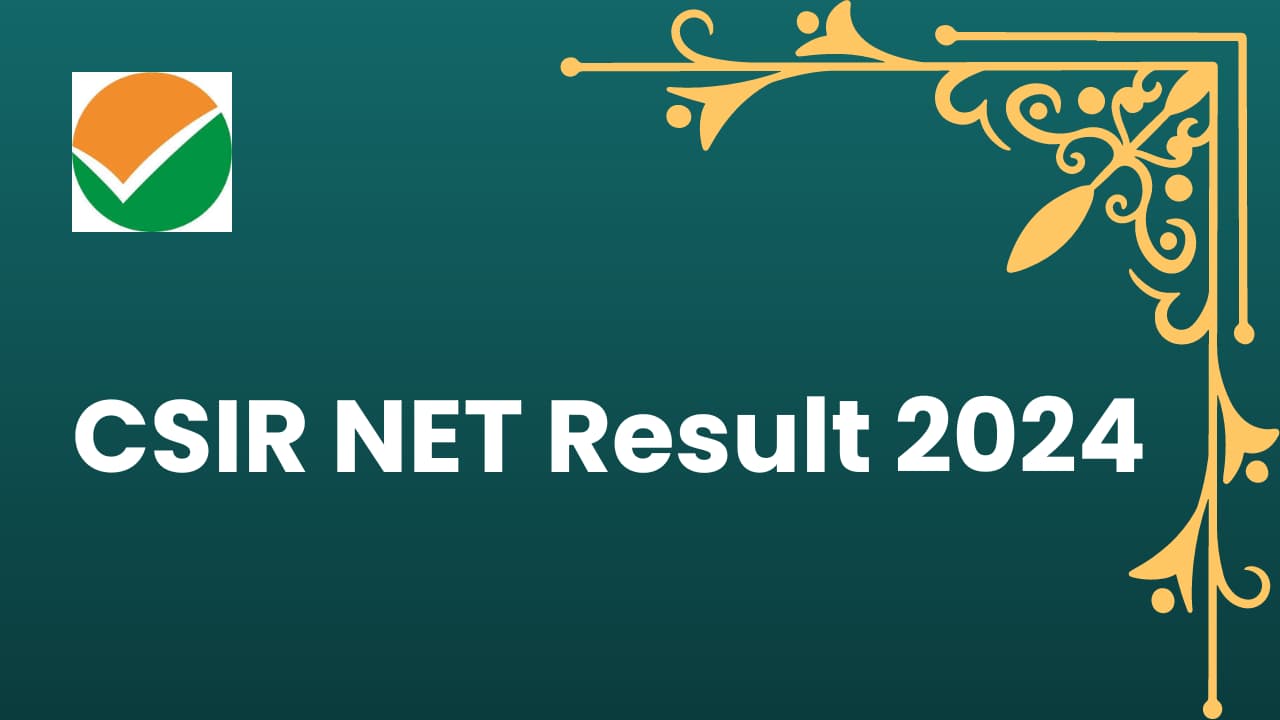 CSIR NET Result 2024