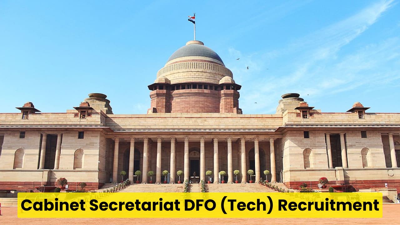 Cabinet Secretariat DFO (Tech) Recruitment