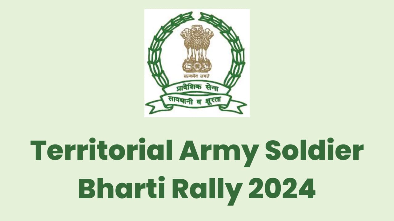 Territorial Army Bharti Rally 2024 Soldier