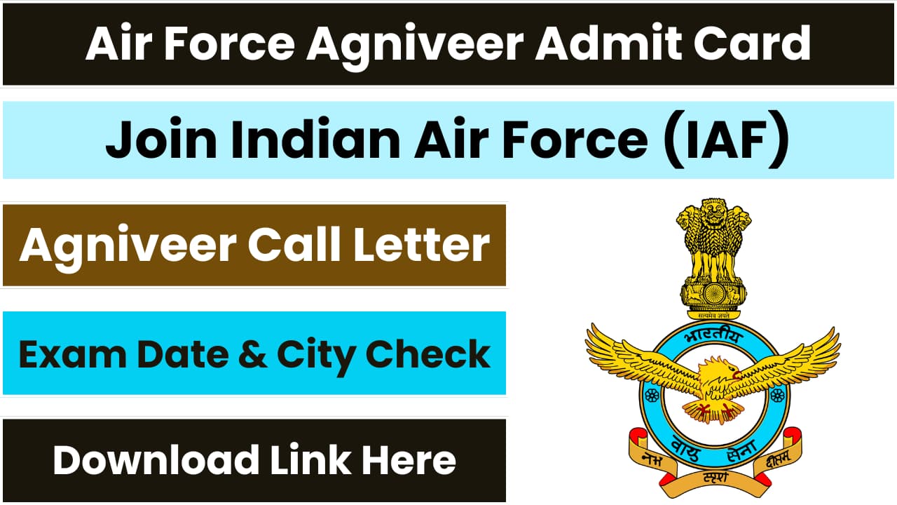 Air Force Agniveer Admit Card