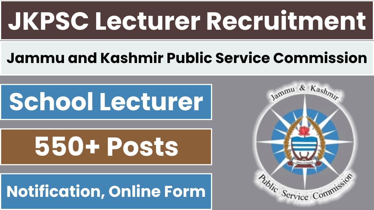 JKPSC School Lecturer Recruitment