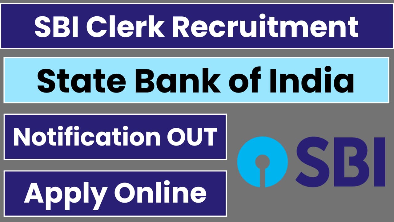 SBI Clerk Recruitment Notification 2024